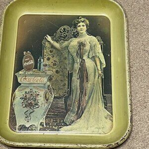 VTG  Coca-Cola Metal Commemorative Tray 80th Anniversary Bottling Co.10.5"x13.2"
